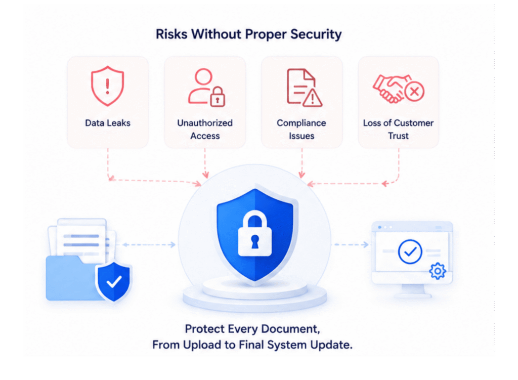 Security risks and protection in AI document processing